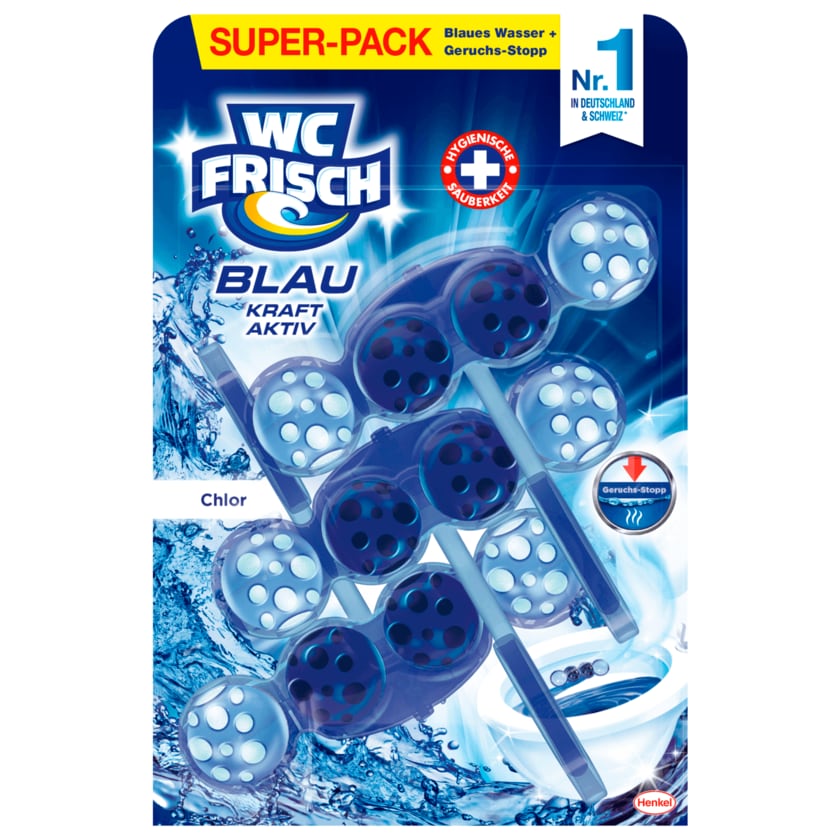 WC Frisch Kraft-Aktiv Blau Chlor 150g
